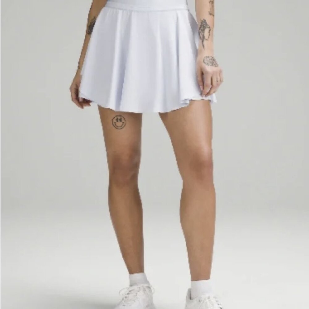 Lululemon Court Rival High-Rise Skort 12 LONG in Blissful Blue